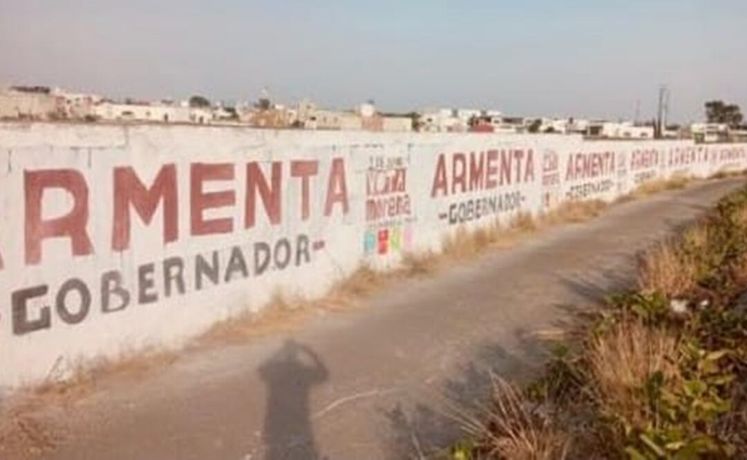 El PAN denunció el "robo de bardas" por parte de Morena. (Foto: especial)