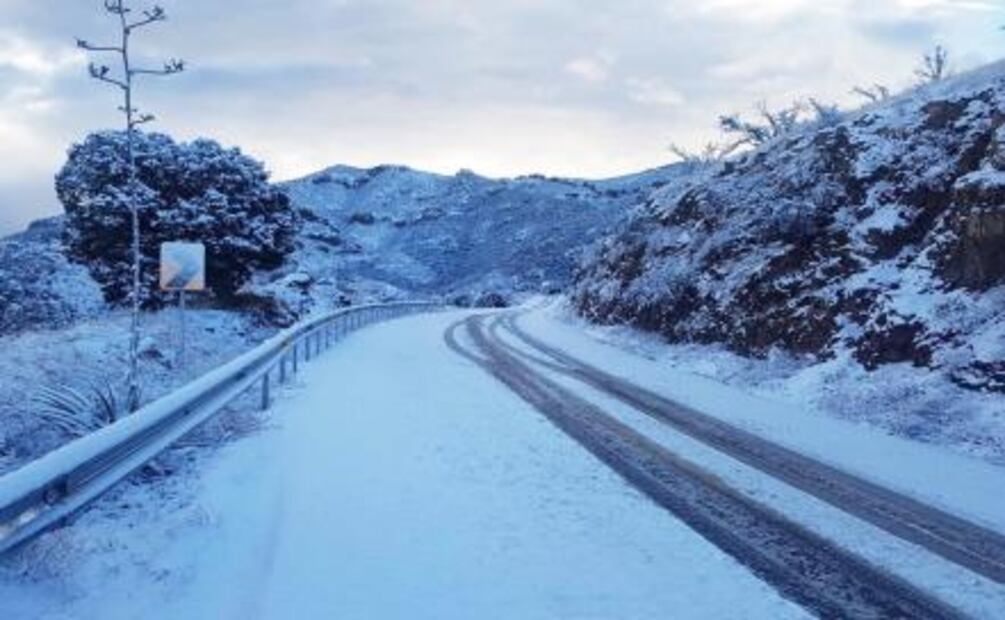 Nevadas y lluvias afectan a Sonora por tormenta invernal