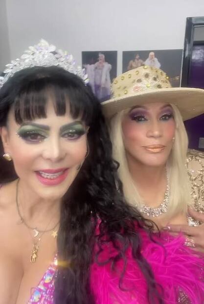 Maribel Guardia responde así a quienes la llaman "abuela" a ella y a Laura León