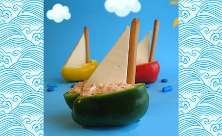 #RECETA Barquitos de atún y pimientos