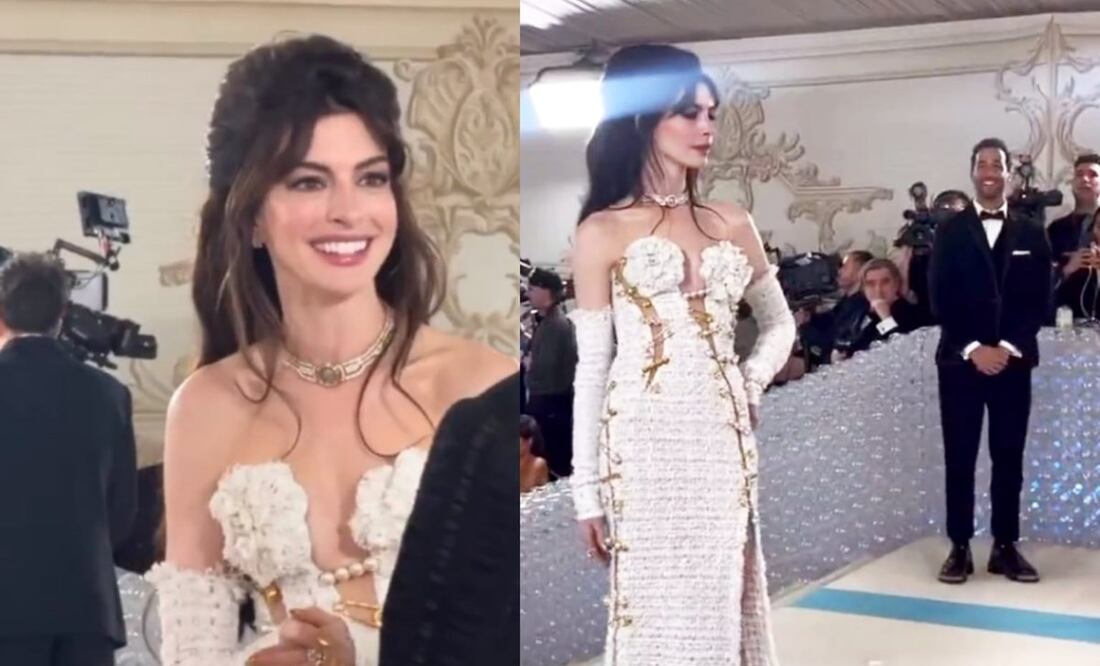 Anne Hathaway se declaró fan de Daniel Ricciardo. Foto: Twitter / TikTok