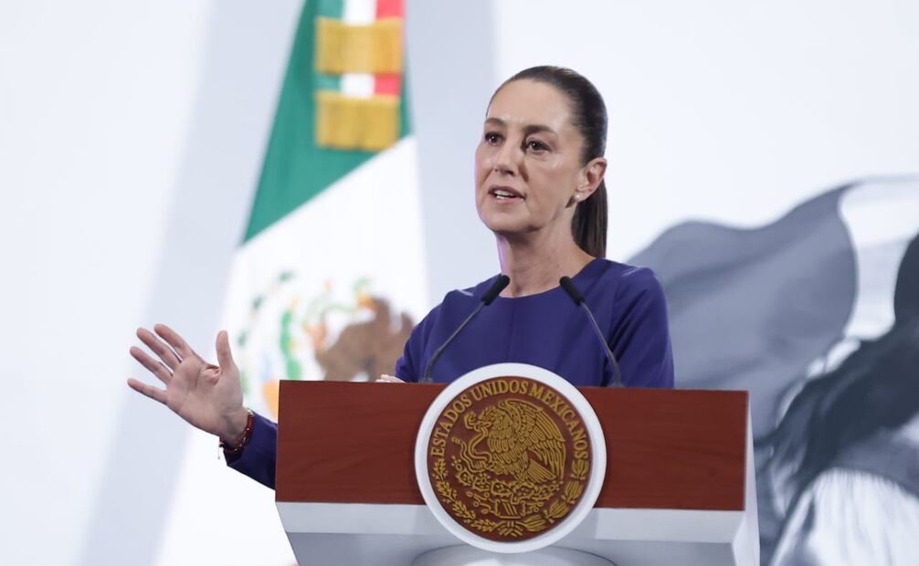 La presidenta Claudia Sheinbaum reconoció un decomiso histórico de tres millones de pastillas fentanilo en Nuevo México, Estados Unidos, ligado al cártel de Sinaloa, y aseguró que en ese país también hay operación de la delincuencia organizada. Foto: Fernanda Rojas / EL UNIVERSAL