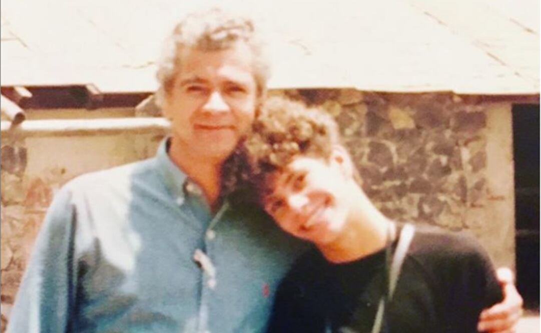 Diego Schoening junto a su padre. Foto: Instagram 