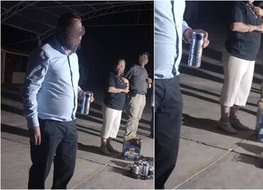 VIDEO: Padres de familia exhiben a maestros bebiendo cervezas en primaria de Morelia, Michoacán