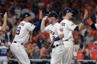 Los Astros vencen a los Rays y están a un juego de la Serie de Campeonato