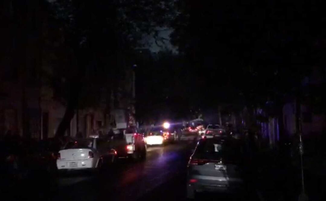 Apagón en varias colonias de la alcaldía Cuauhtémoc. (Foto: Archivo)