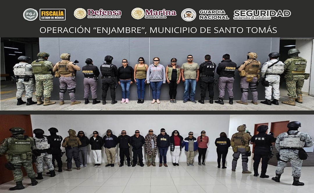 Detienen a 15 personas por obstruir captura del presidente municipal prófugo de Santo Tomás de los Plátanos. Foto: Especial
