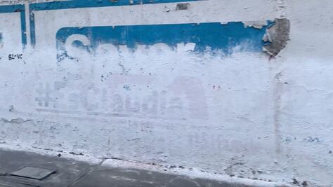 Tras recorridos, borran bardas de "corcholatas" en Circuito Bicentenario