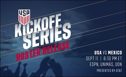 Estados Unidos anuncia lista para duelo contra México