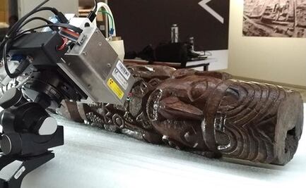 No era sangre de sacrificios, sino colorantes agregados en escultura de dios Inca