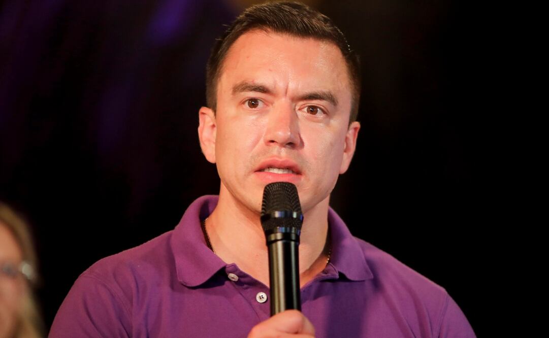 Noboa amplía su "guerra" al crimen organizado en Ecuador a grupos disidentes de las FARC. Foto: EFE