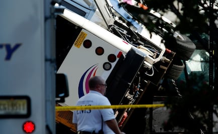Choque de autobuses en New Jersey deja 1 muerto y 18 heridos 