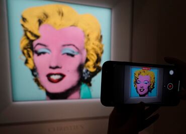 Christie's subastará obra de Warhol en la que retrató a Marilyn Monroe