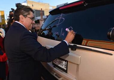 Ponen a la venta camioneta blindada de ex alcalde de Zacatecas