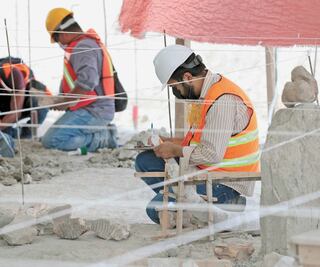 Santa Lucía también lleva al pasado; hallan restos paleontológicos