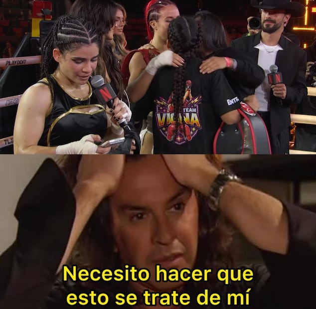 Los mejores memes que dejó la derrota de Alana Flores contra Flor Vigna. Foto: Captura de pantalla