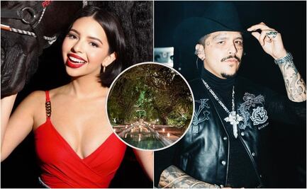 Ángela Aguilar y Christian Nodal: "La gata bajo la lluvia" en el escenario de su boda