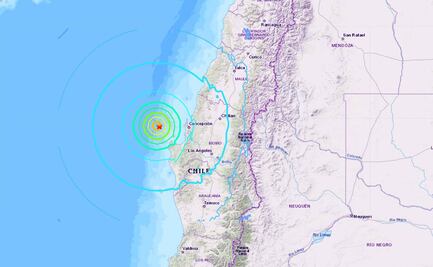 Sismo de 6.4 de magnitud remece ciudades del centro de Chile