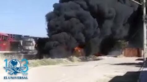 Choque de pipa con tren deja varios heridos en Aguascalientes