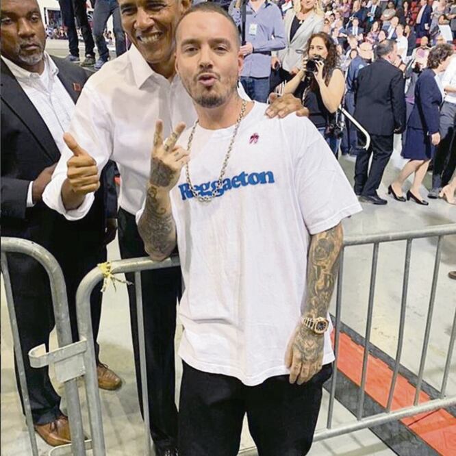El ex presidente apeló: “¿A quién no le gusta J Balvin y el reggaetón?”. Foto: INSTAGRAM