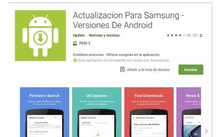 Falsa app de actualizaciones de Samsung engaña a los usuarios