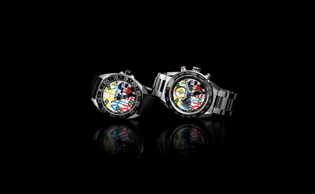 “Monopi” eligió los modelos Formula 1 y Carrera de la casa TAG Heuer como su escondite.