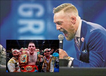 "Sé de primera mano lo fuerte que son los mexicanos", McGregor felicitó a Andy Ruiz