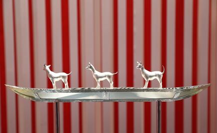 Jorge Marín realiza primera escultura en plata