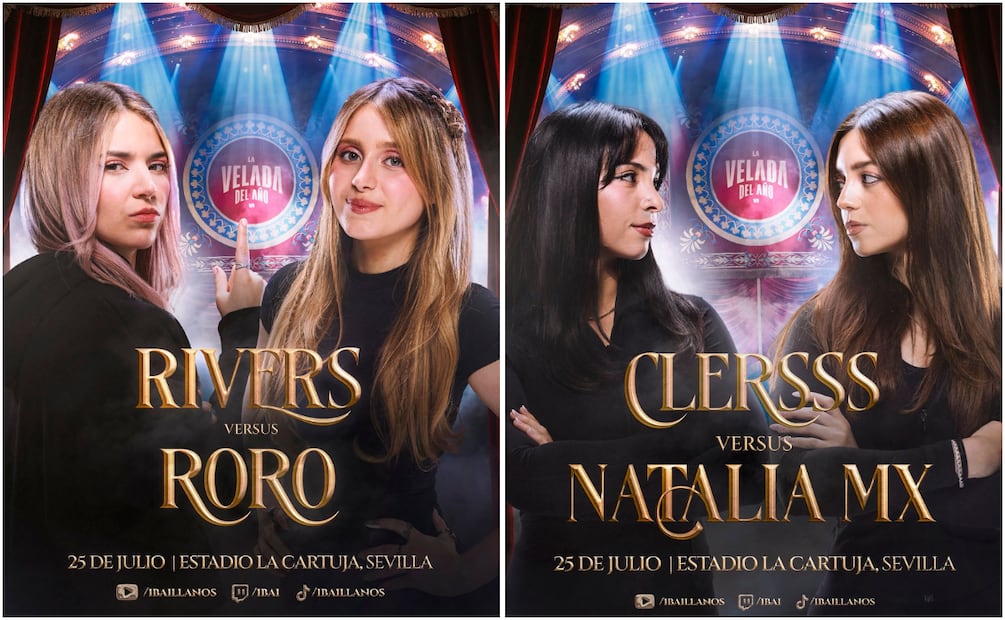 En la sexta edición de La Velada del Años estarán presentes dos creadoras de contenido representando a México: Rivers y Natalia MX. Foto: X @IbaiLlanos