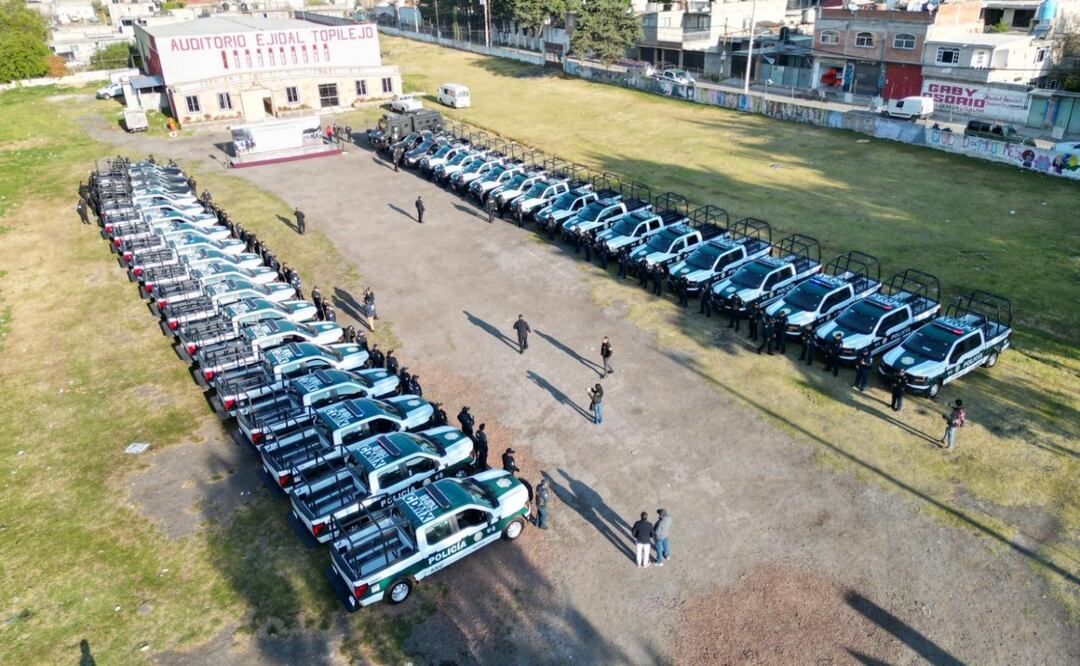 Refuerzan seguridad en Tlalpan; entregan 30 nuevas patrullas para tres sectores. Foto: Jorge Alejandro Medellín