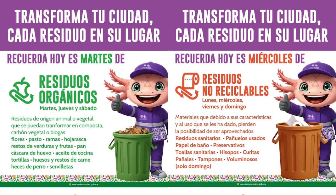 Reciclaje CDMX. Foto: Especial