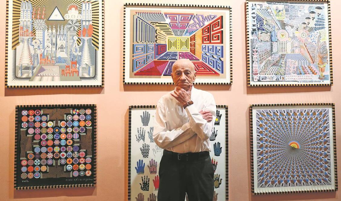 La exposición Hipnerotomagia, de Friedeberg, estará en la Galería MAIA Contemporary hasta el próximo 19 de marzo. Foto: Sáshenka Gutiérrez/ EFE