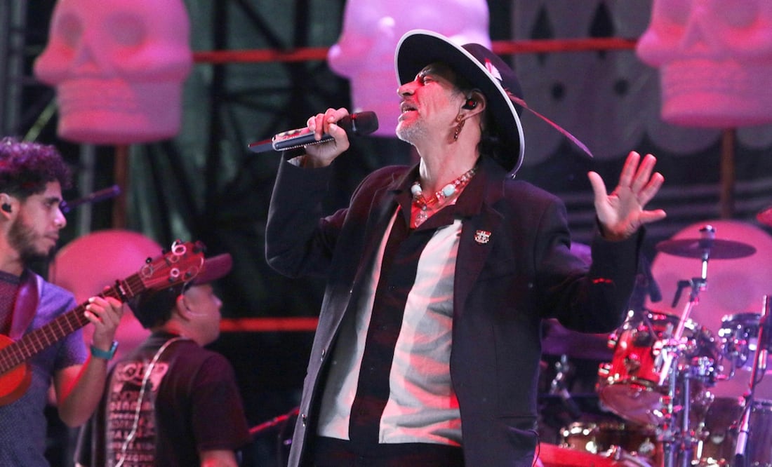 Maldita Vecindad ofreció concierto por el Día de Muertos.
Foto: EL UNIVERSAL / Carlos Mejía