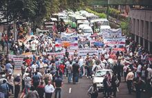 Transportistas suspenden megabloqueo en Ciudad de México; se reunirán con autoridades capitalinas el viernes