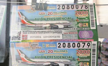 Venderán "cachitos" de sorteo de avión presidencial en San Lázaro
