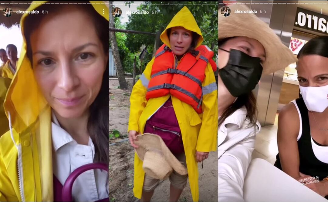 Foto: Historias de Instagram de Alessandra Rosaldo