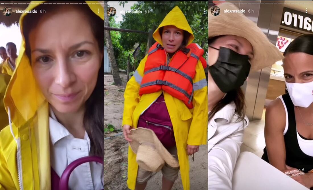 Foto: Historias de Instagram de Alessandra Rosaldo