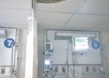 Daños en hospital restan camas de terapia intensiva