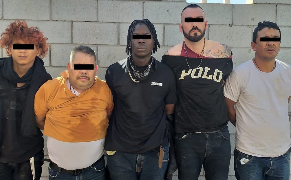 Presuntos secuestradores de 113 migrantes en Sonora. Foto: Especial