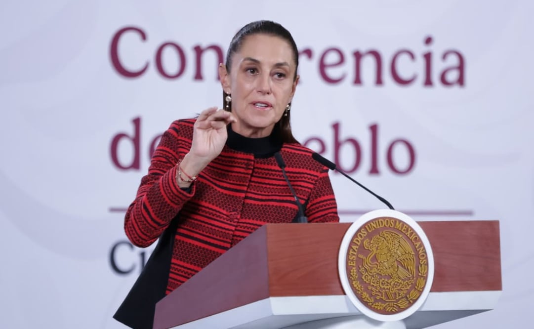 Claudia Sheinbaum Pardo en su conferencia matutina del 30 de marzo de 2026. Foto: Fernanda Rojas / EL UNIVERSAL