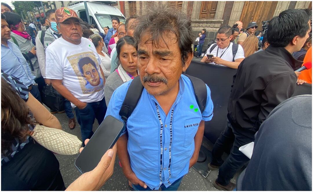 Felipe de la Cruz, vocero de los padres de los 43 estudiantes desaparecidos de Ayotzinapa. Foto: Especial