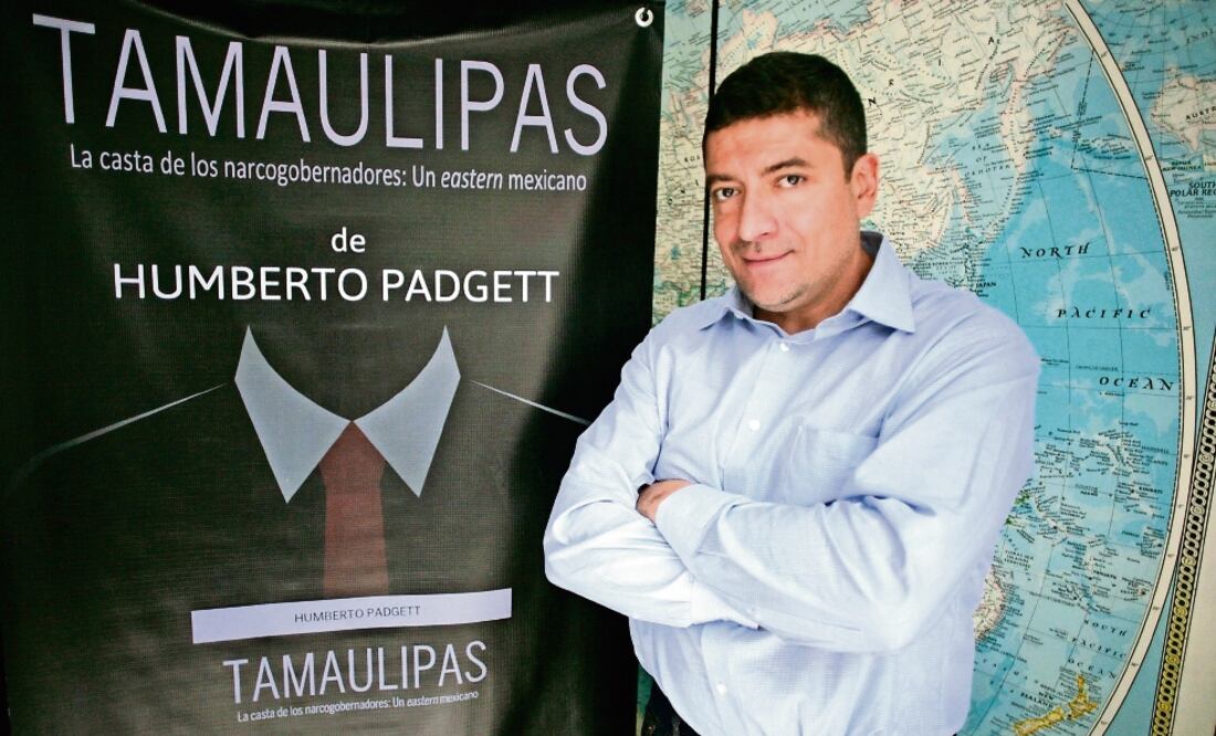 El periodista Humberto Padgett presentó su libro, Tamaulipas, la casta de los narcogobernantes: un ea stern mexica no , en el que refiere que el crimen organizado en el estado inició desde los años 30, con la prohibición del alcohol en EU (IVÁN STEPHENS)