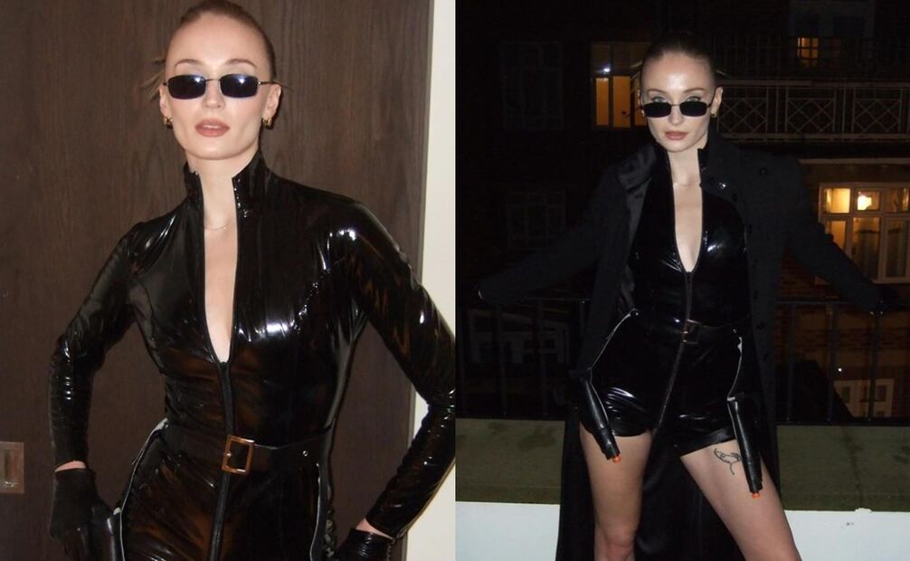 La actriz Sophie Turner lució sensual previo a la noche de brujas. Foto: Instagram oficial.