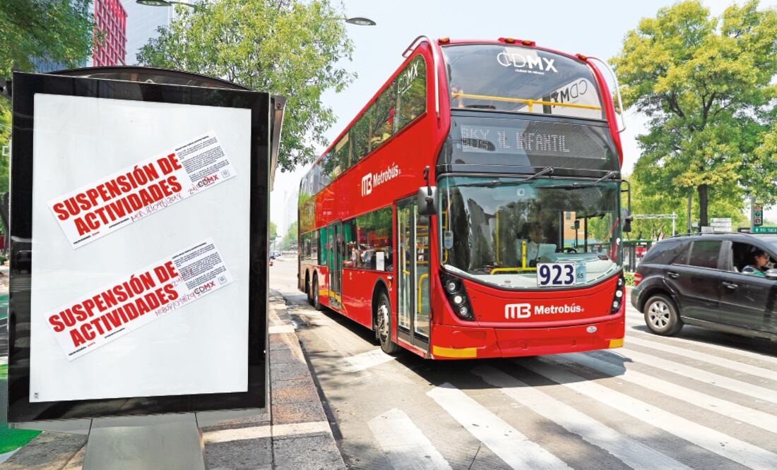 Para mayo, unos 115 parabuses con publicidad serán desmantelados, aunque el Sistema Metrobús plantea que 58 se mantengan. Foto: LUCÍA GODÍNEZ. EL UNIVERSAL