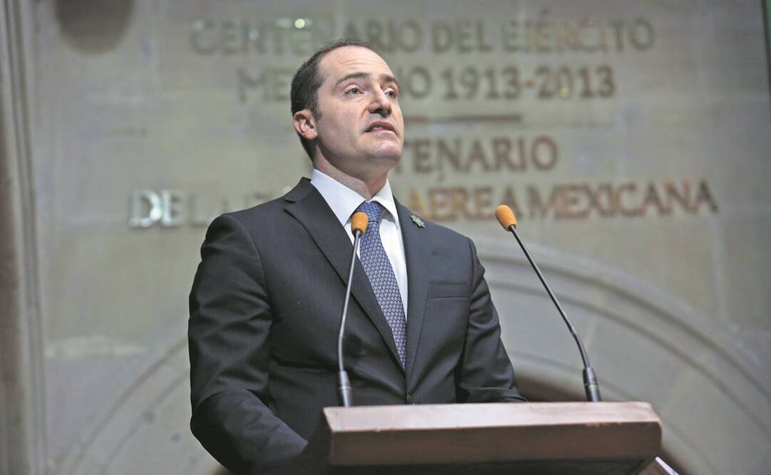 El secretario de Seguridad mexiquense, Rodrigo Martínez-Celis Wogau, compareció ante el Congreso. Foto: Jorge Alvarado/ EL UNIVERSAL