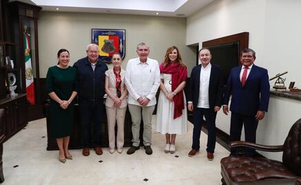 Sheinbaum se reune con gobernadores en La Paz, Baja California Sur 