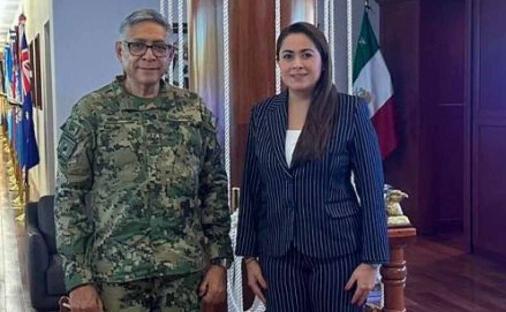 El secretario de Marina, Raymundo Morales Ángeles, se reunió con los gobernadores de Tamaulipas, Colima, Sonora, Guerrero, Puebla y Aguascalientes. Foto: Especial