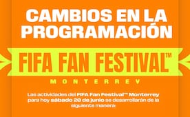 Fan Fest Monterrey pospone conciertos por lluvias; transmisión de los partidos del Mundial seguirá adelante