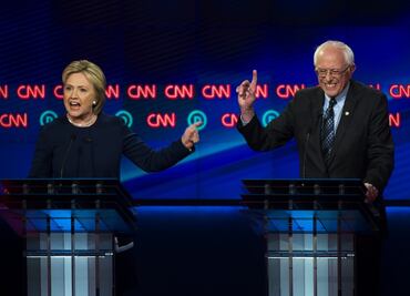 Clinton y Sanders se enfrentarán hoy en crucial debate en NY