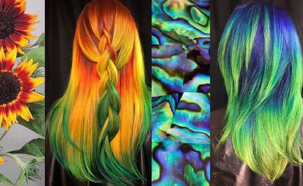 Estilista se inspira en el arte y la naturaleza para hacer increíbles looks